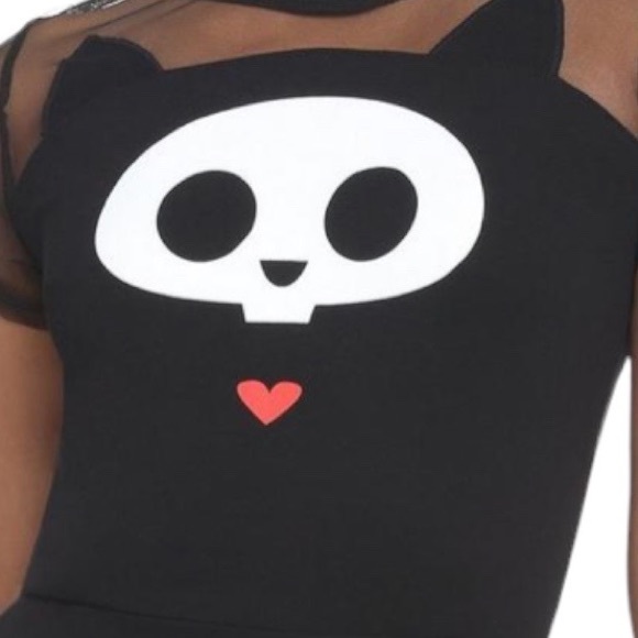 skelanimals Dresses & Skirts - Skelanimals Skater Dress Kit Black 3XL NWT Cute Hot Topic Punk Emo